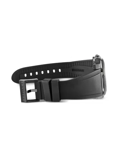 Pre-owned Bvlgari Octo L'originale 41mm In Black