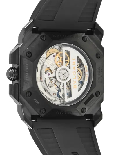 Pre-owned Bvlgari Octo L'originale 41mm In Black