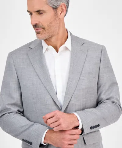 Tallia Men's Classic-fit Suit Separate Jacket In Light Grey