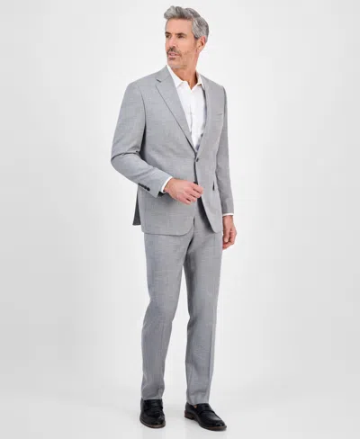Tallia Men's Classic-fit Suit Separate Jacket In Light Grey