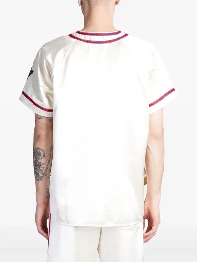 Bode Shirt In Beige Polyester In Weiss