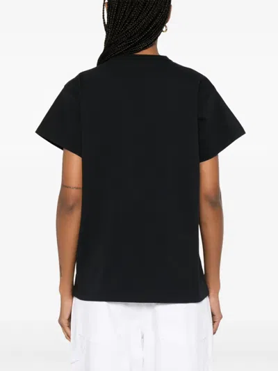 Khaite Devra Shirt With Black Pico In Schwarz