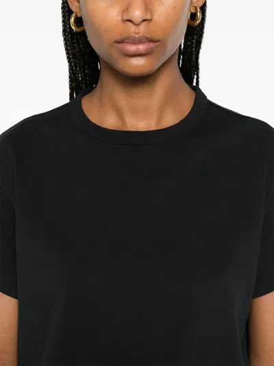 Khaite Devra Shirt With Black Pico In Schwarz