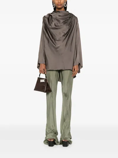 Rick Owens Claudette Blouse In Grau