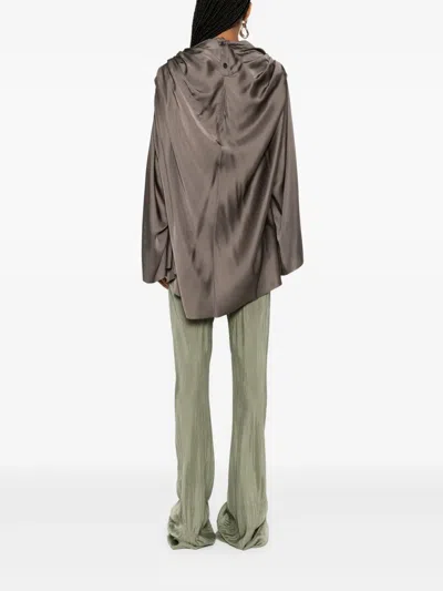 Rick Owens Claudette Blouse In Grau