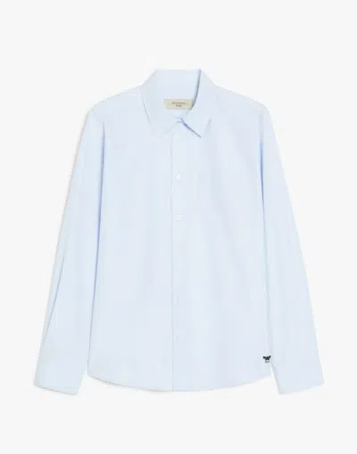 Weekend Max Mara Buttoned Long-sleeved Shirt In Clear Blue