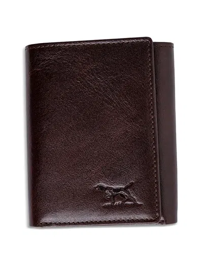 Rodd & Gunn Westport Trifold Wallet In Dark Brown