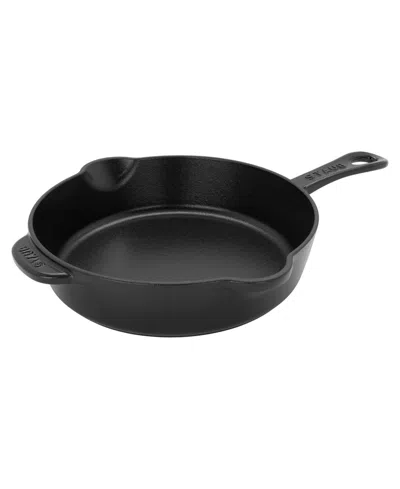 Staub Cast Iron 8.5 Traditional Deep Skillet In Black