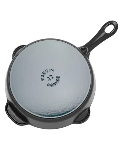 Staub Cast Iron 8.5 Traditional Deep Skillet In Black
