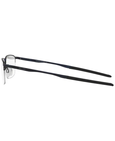 Oakley Ox3174 Men's Rectangle Eyeglasses In Dark Blue