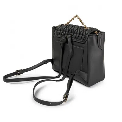 Furla Ladies Pin Cometa S Leather Backpack In Asphalte