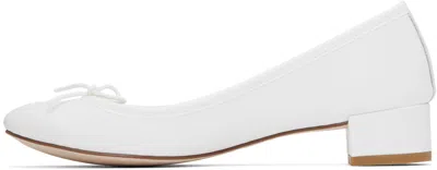 Repetto White Camille Heels In 50 Blanc