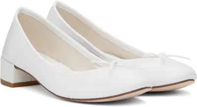 Repetto White Camille Heels In 50 Blanc
