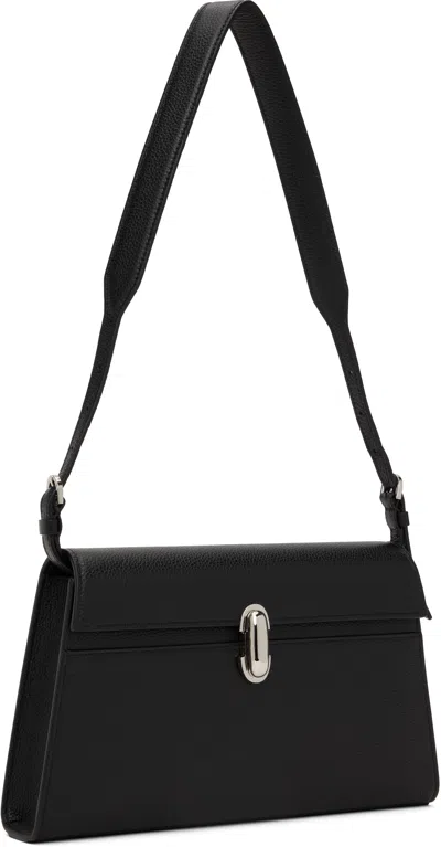 Savette Symmetry 26 Leather Shoulder Bag In 001 Black