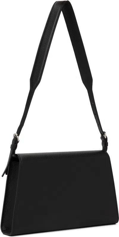 Savette Symmetry 26 Leather Shoulder Bag In 001 Black