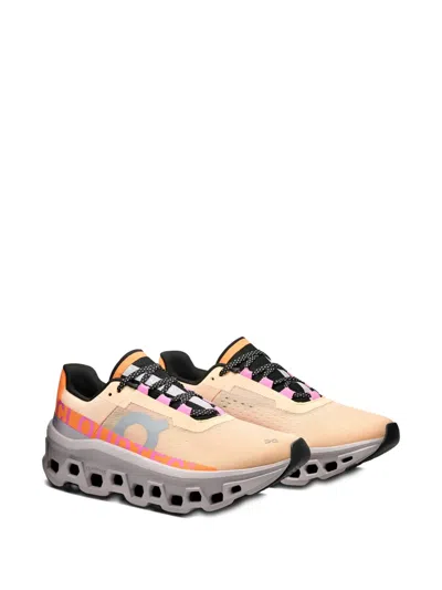 On Multicolor Cloudmster Sneakers In Pink