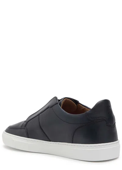 Oliver Sweeney Rende Panelled Leather Sneakers In Navy