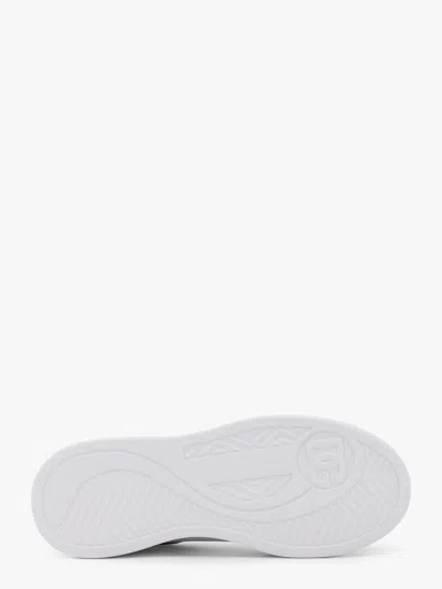 Dolce & Gabbana Leather Crocodile Insert Sneakers