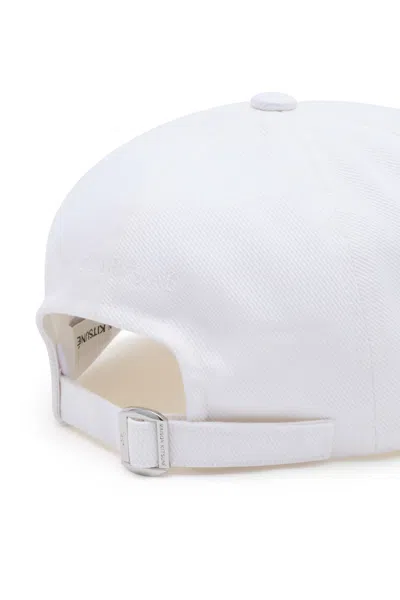 Maison Kitsuné Bold Fox Cotton Baseball Cap In White