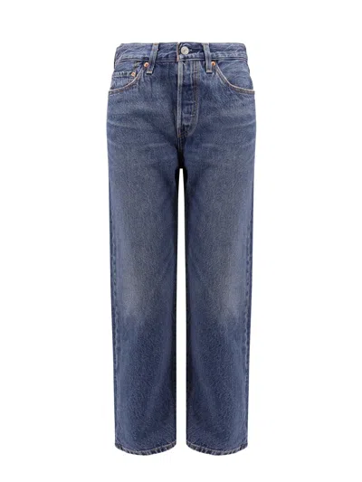Levi's Jean 501 Cropped In Blue