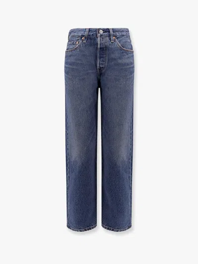 Levi's Jean 501 Cropped In Blue