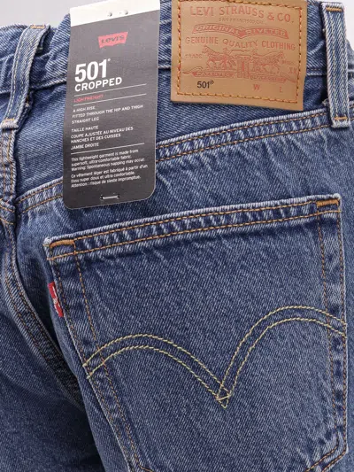 Levi's Jean 501 Cropped In Blue
