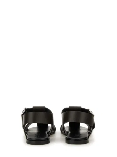 Aeyde Aeydē "whit" Sandal In Dark Brown