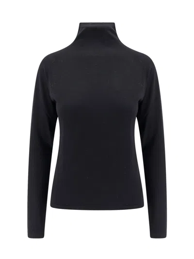 The Row Honna Wool Sweater In Black