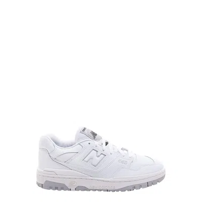 New Balance 550 Perforated Leather Sneakers In White