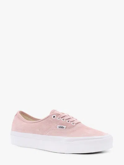 Vans Lx Authentic 44 Canvas Sneakers In Pig Suede Sepia Rose