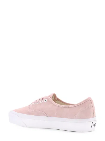 Vans Lx Authentic 44 Canvas Sneakers In Pig Suede Sepia Rose