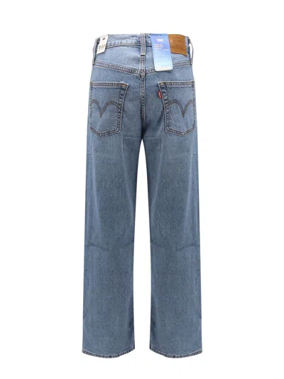 Levi's Ribcage Straight Ankle Stretch Denim Jeans In Blue