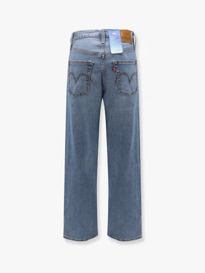 Levi's Ribcage Straight Ankle Stretch Denim Jeans In Blue