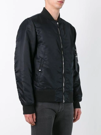 Shop Rag & Bone Classic Bomber Jacket In Black