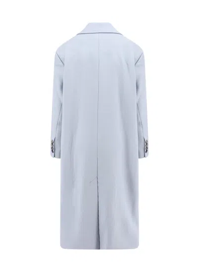 Ami Alexandre Mattiussi Ami Paris Single-breasted Coat In Blue