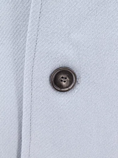 Ami Alexandre Mattiussi Ami Paris Single-breasted Coat In Blue