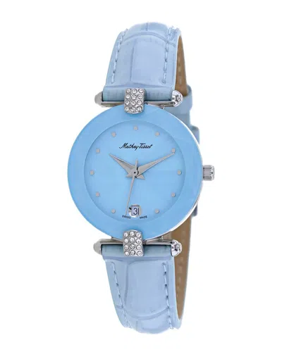 Mathey-tissot Women's Pyramide Blue Dial Watch