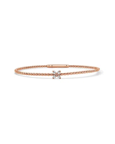 Sabrina Designs 14k 0.12 Ct. Tw. Diamond Stackable Bangle