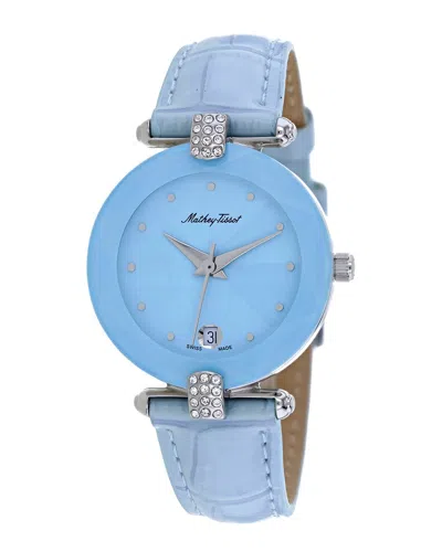 Mathey-tissot Women's Pyramide Blue Dial Watch