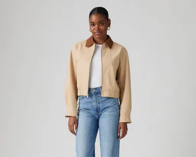 Levi's Laydown Collar Jacket In Black