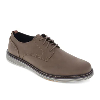Dockers Mens Edgehill Knit And Synthetic Leather Dress Casual Lace Up Oxford Shoe In Beige