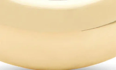 Lana Jewelry 14k Yellow Gold Thin Curved Bubble Ring In Gold