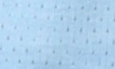 Tailorbyrd Solid Perforated Performance Quarter Zip Polo In Blue