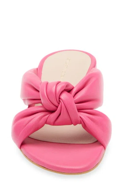 Stuart Weitzman Playa 35 Knot Slide Sandal In Peonia