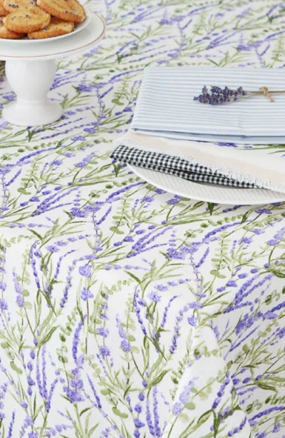 Design Imports Lavender Fields Tablecloth In Purple