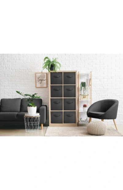 Sorbus 8-pack Collapsible Storage Cubes In Black