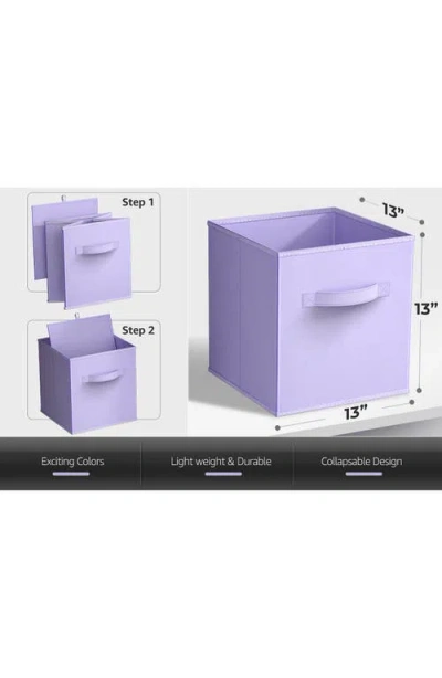 Sorbus 8-pack Collapsible Storage Cube In Multicolored Pastel