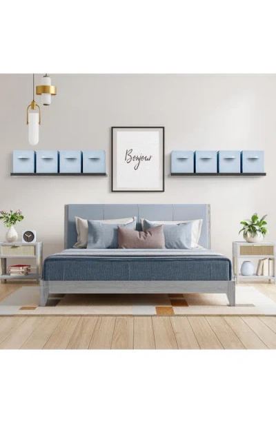 Sorbus 8-pack Foldable Storage Cube Bins In Pastel Blue