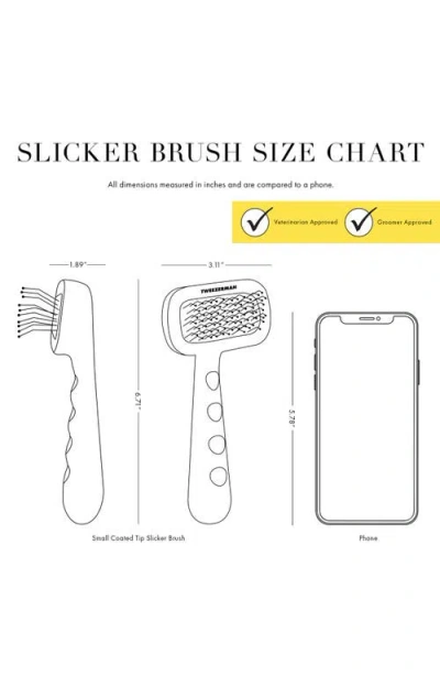 Tweezerman Small Coated Tip Slicker Brush In No Color