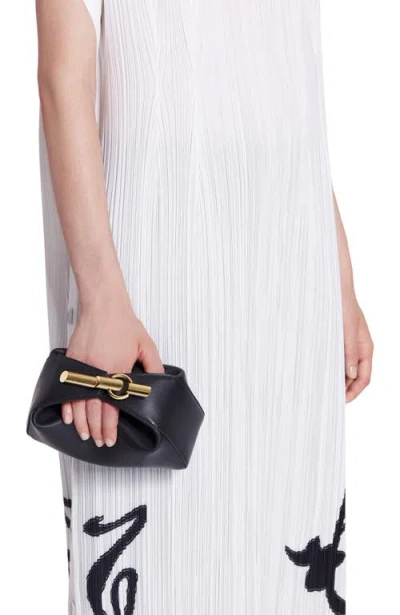 Lanvin Haute Sequence Black Leather Bag In Nero